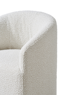 Chaise De Salle A Manger En Jacquard Boucle Blanc | Andrew Martin Alto | OROA.fr
