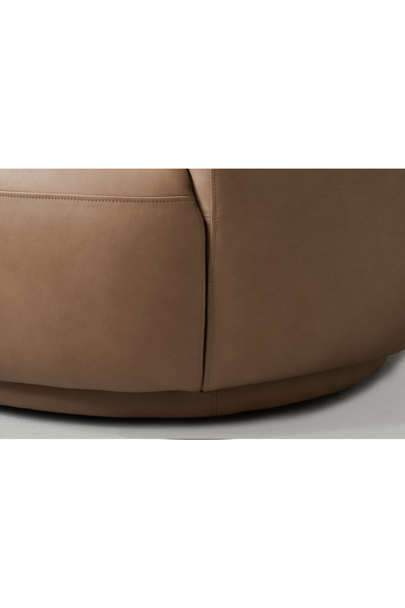 Fauteuil Pivotant En Cuir | Andrew Martin Haynes | OROA.fr