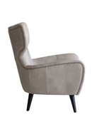 Fauteuil En Cuir Italien Gris | Andrew Martin Felix | OROA.fr