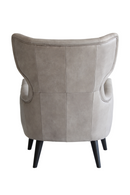 Fauteuil En Cuir Italien Gris | Andrew Martin Felix | OROA.fr