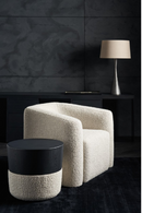 Fauteuil En Bouclette Blanc | Andrew Martin Faye | OROA.fr