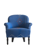 Fauteuil Marocain Bleu | Andrew Martin Victoria | OROA.fr