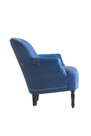 Fauteuil Marocain Bleu | Andrew Martin Victoria | OROA.fr