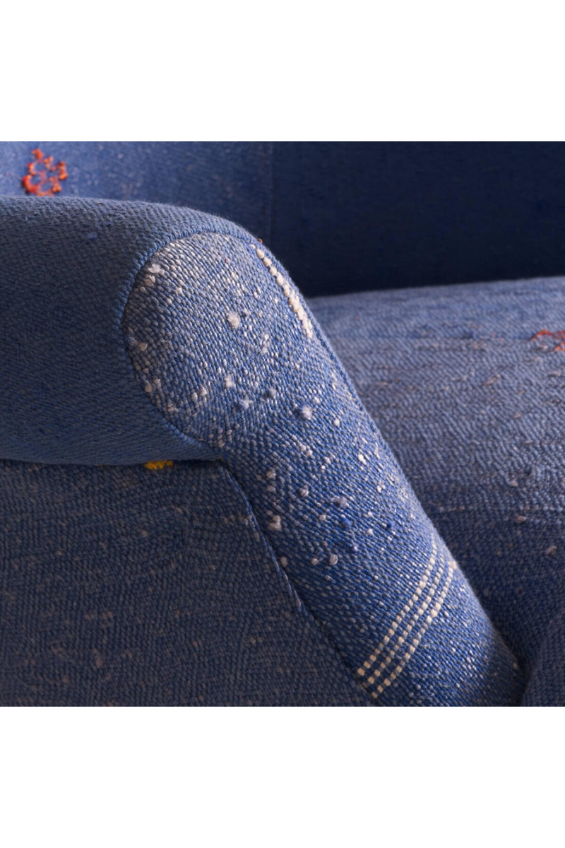 Fauteuil Marocain Bleu | Andrew Martin Victoria | OROA.fr