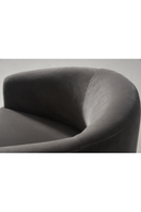 Chaise De Salle A Manger En Velours Gris | Andrew Martin Alto | OROA.fr