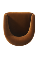 Chaise De Salle A Manger En Velours Caramel | Andrew Martin Alto | OROA.fr