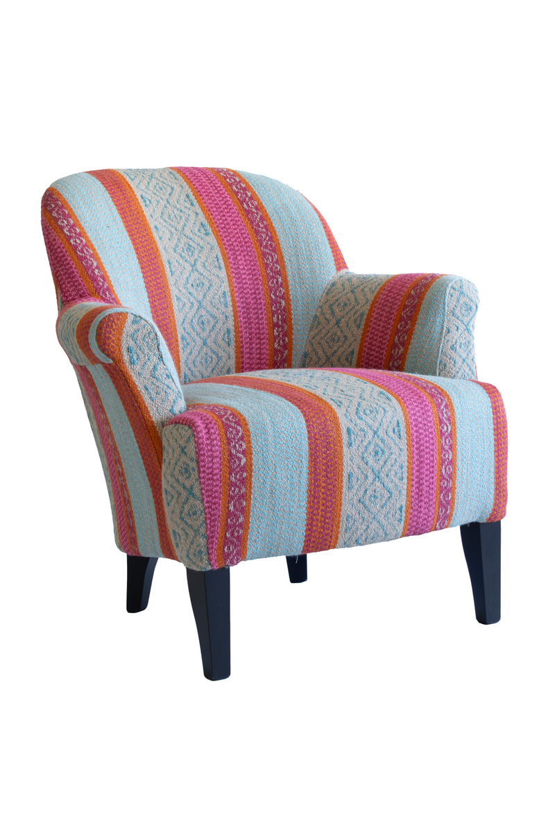 Fauteuil Incurvé En Motif Géométrique | Andrew Martin Victoria | OROA.fr