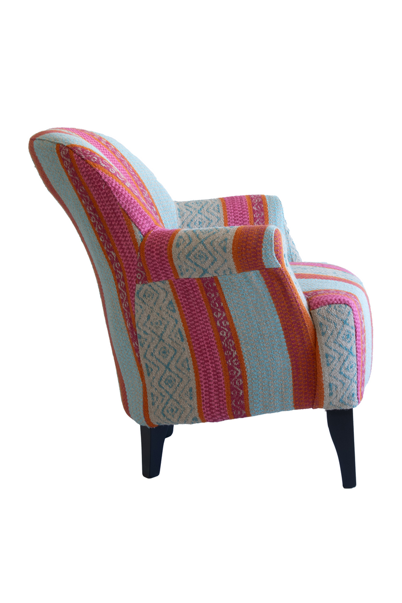 Fauteuil Incurvé En Motif Géométrique | Andrew Martin Victoria | OROA.fr