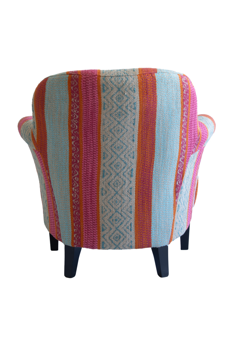 Fauteuil Incurvé En Motif Géométrique | Andrew Martin Victoria | OROA.fr
