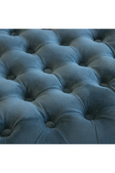 Pouf Rond Capitonné en Velours | Andrew Martin Forte | OROA.fr