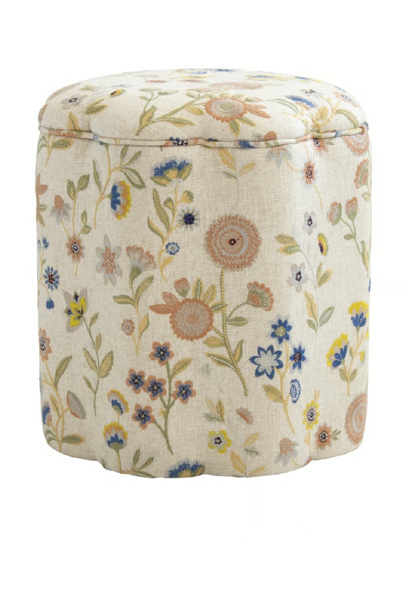 Pouf Rembourré en Tissu | Andrew Martin Daisy | OROA.fr