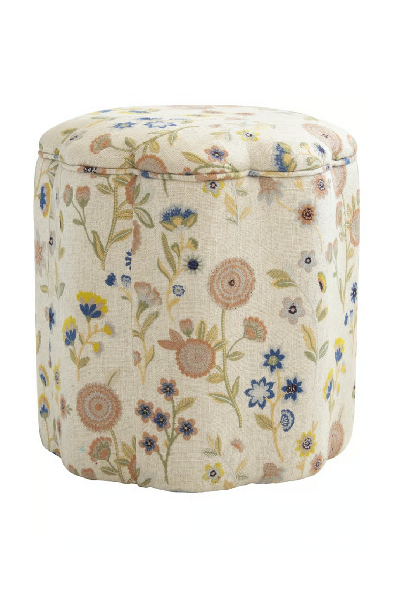 Pouf Rembourré en Tissu | Andrew Martin Daisy | OROA.fr