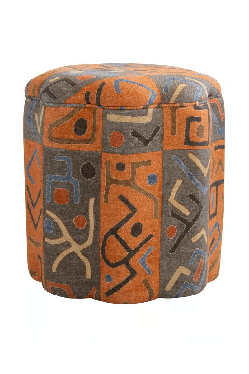 Pouf Rembourré en Tissu | Andrew Martin Daisy