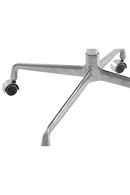 Chaise De Bureau Pivotante En Velours Gris | Andrew Martin Theo | OROA.fr