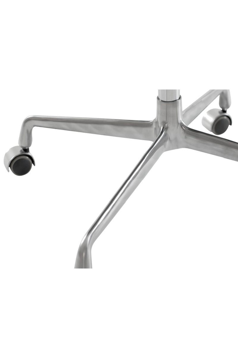 Chaise De Bureau Pivotante En Velours Gris | Andrew Martin Theo | OROA.fr