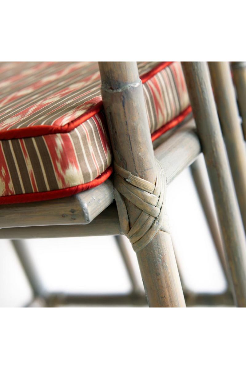 Fauteuil De Salle A Manger En Bambou Peint | Andrew Martin Tiberius | OROA.fr