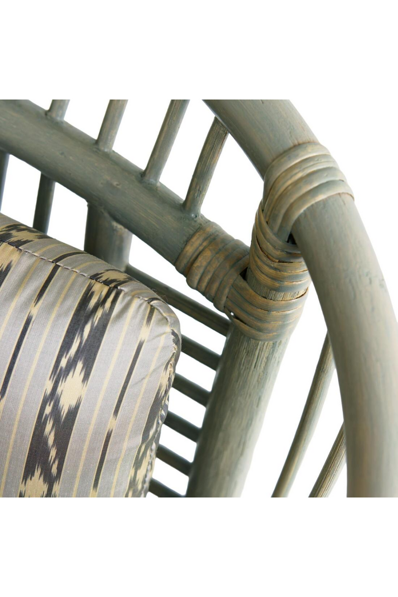 Chaise D’appoint En Bambou Peint | Andrew Martin Trajan | OROA.fr