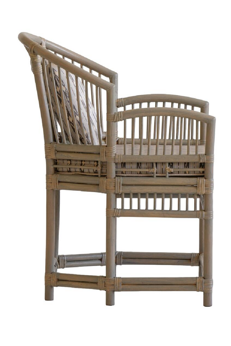 Chaise D’appoint En Bambou Peint | Andrew Martin Trajan | OROA.fr