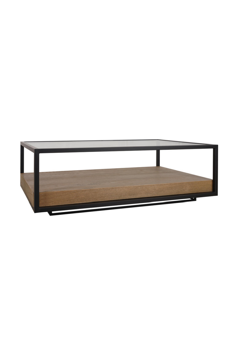Table Basse Avec Plateau en Verre | Andrew Martin Pelli | OROA.fr