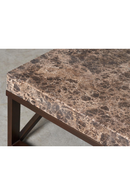 Table Basse En Marbre Brun Foncé | Andrew Martin Giorgio | OROA.fr