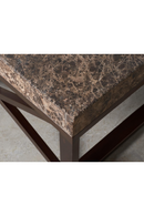 Table Basse En Marbre Brun Foncé | Andrew Martin Giorgio | OROA.fr