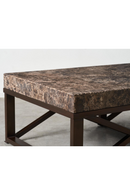 Table Basse En Marbre Brun Foncé | Andrew Martin Giorgio | OROA.fr