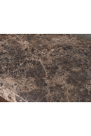 Table Basse En Marbre Brun Foncé | Andrew Martin Giorgio | OROA.fr