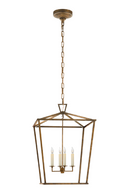 Lanterne suspension doré | Andrew Martin Darlana M | Meubleluxe.fr