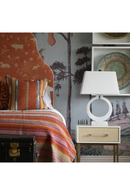 Lampe de Table à Anneau en Albâtre | Andrew Martin Ring Form | OROA.fr