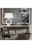 Lampe de Table à Anneau en Albâtre | Andrew Martin Ring Form | OROA.fr