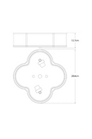 Lampe de Plafond en Forme de Trèfle | Andrew Martin Basil | OROA.fr