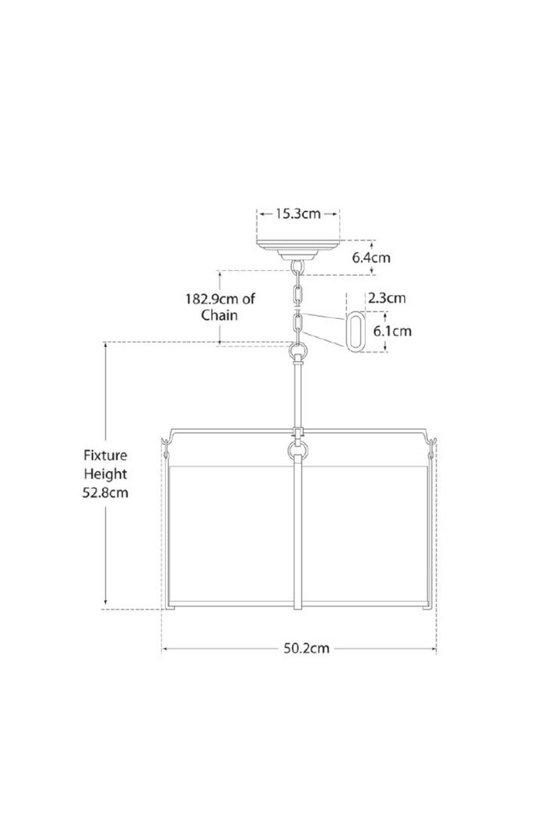 Suspension en Lin Blanc | Andrew Martin Aspen | OROA.fr