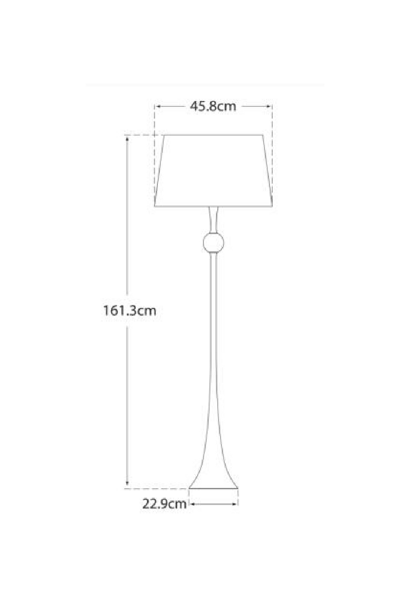Lampadaire à Base Trompette | Andrew Martin Dover | OROA.fr