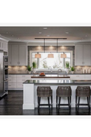 Suspension en Laiton Avec Abat-Jour en Papier | Andrew Martin Bryant | OROA.fr