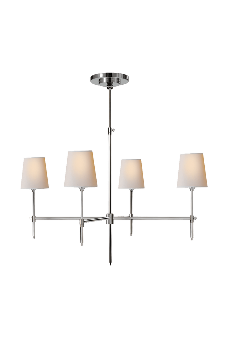 Lustre Linéaire à Abat-jour en Lin | Andrew Martin Bryant | OROA.fr