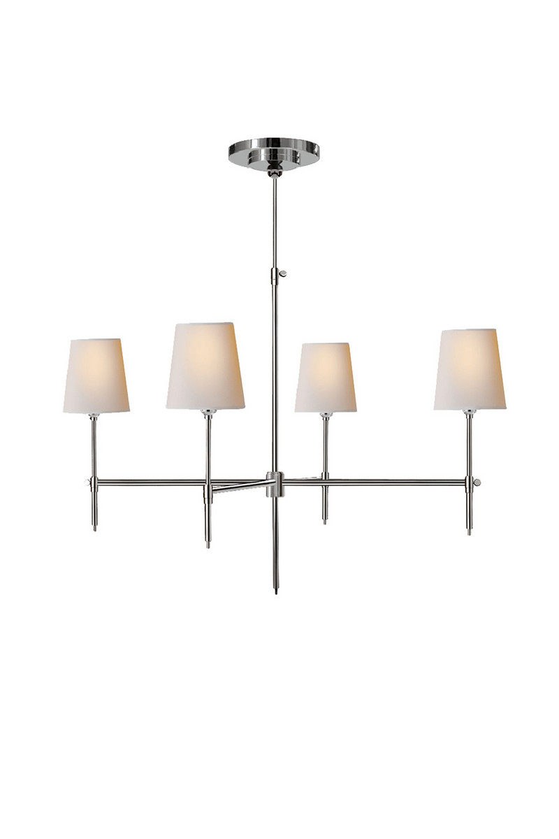 Lustre Linéaire à Abat-jour en Lin | Andrew Martin Bryant | OROA.fr