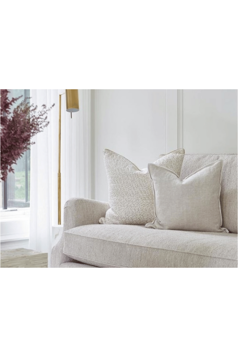 Lampadaire A Base En Marbre Blanc | Andrew Martin Alma | OROA.fr