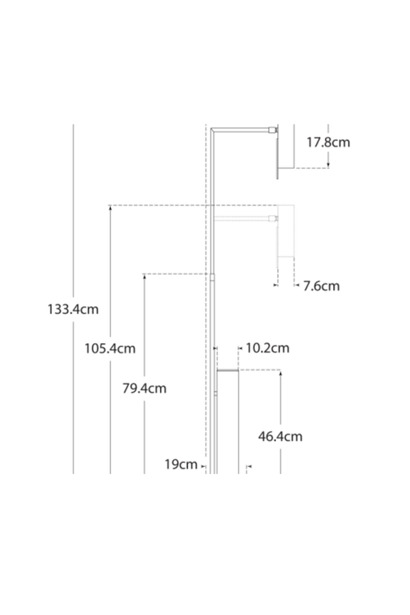 Lampadaire A Base En Marbre Blanc | Andrew Martin Alma | OROA.fr