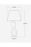 Lampe de Table Cubiste Antique | Andrew Martin Bayliss | OROA.fr