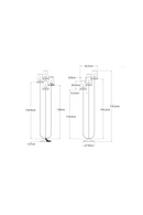 Lampadaire Moderne à Quatre Abat-Jour en Lin | Andrew Martin Montreuil | OROA.fr