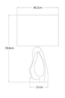 Lampe de Table Métallique | Andrew Martin Cannes | OROA.fr