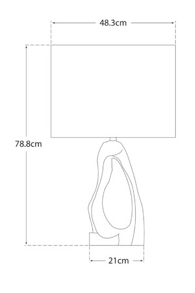 Lampe de Table Métallique | Andrew Martin Cannes | OROA.fr