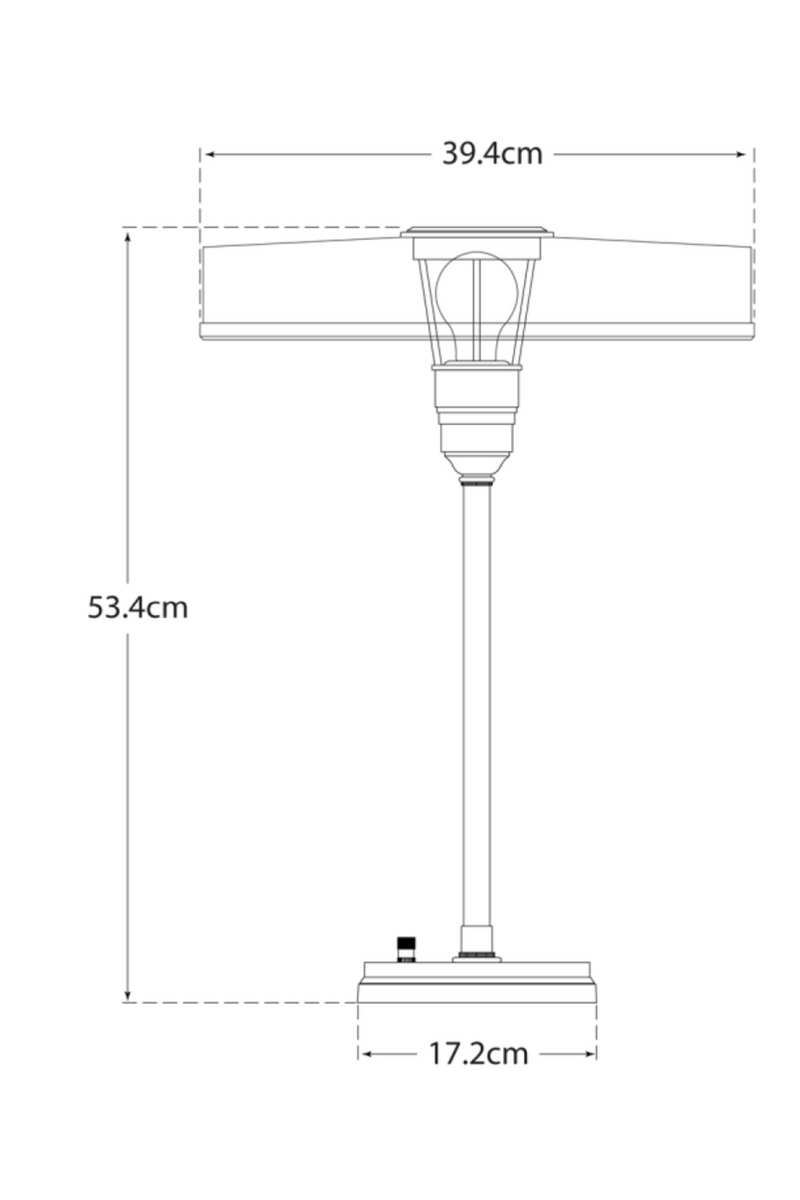 Lampe de Table en Métal | Andrew Martin Carlo | OROA.fr