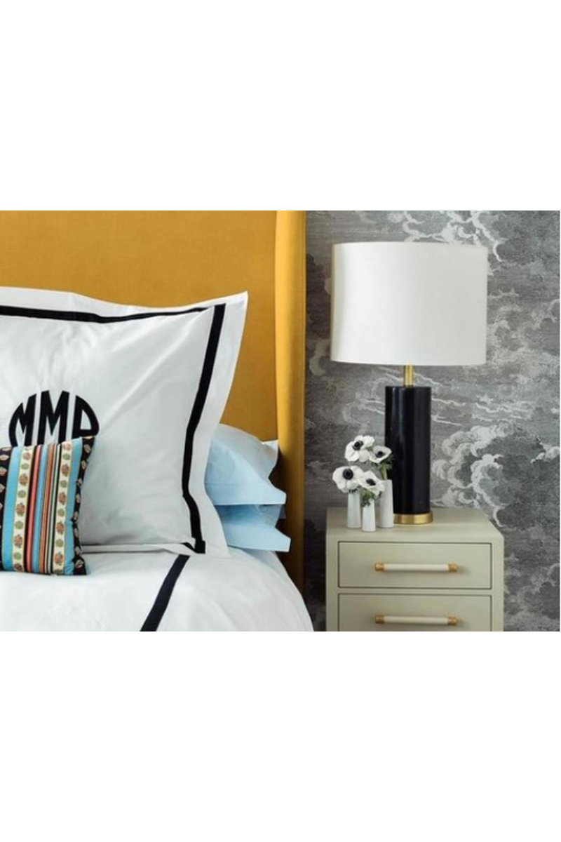 Lampe de Table en Marbre Poli | Andrew Martin Cliff | OROA.fr