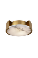 Plafonnier Rond en Albâtre | Andrew Martin Melange | OROA.fr