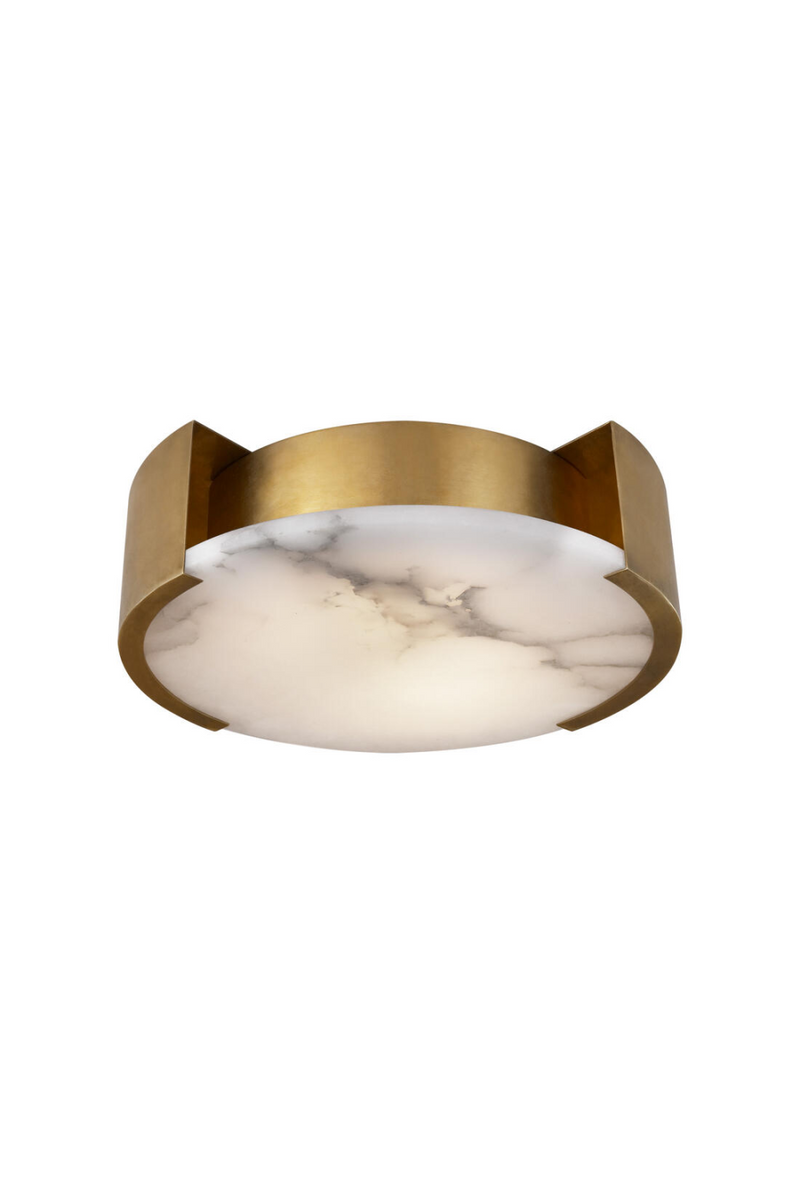 Plafonnier Rond en Albâtre | Andrew Martin Melange | OROA.fr