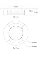 Plafonnier Rond en Albâtre | Andrew Martin Melange | OROA.fr
