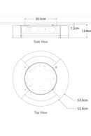 Plafonnier Rond en Albâtre | Andrew Martin Melange | OROA.fr