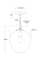 Suspension en Forme de Gland | Andrew Martin Katie | OROA.fr