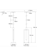 Suspension à Disque en Albâtre Sculpté | Andrew Martin Melange | OROA.fr